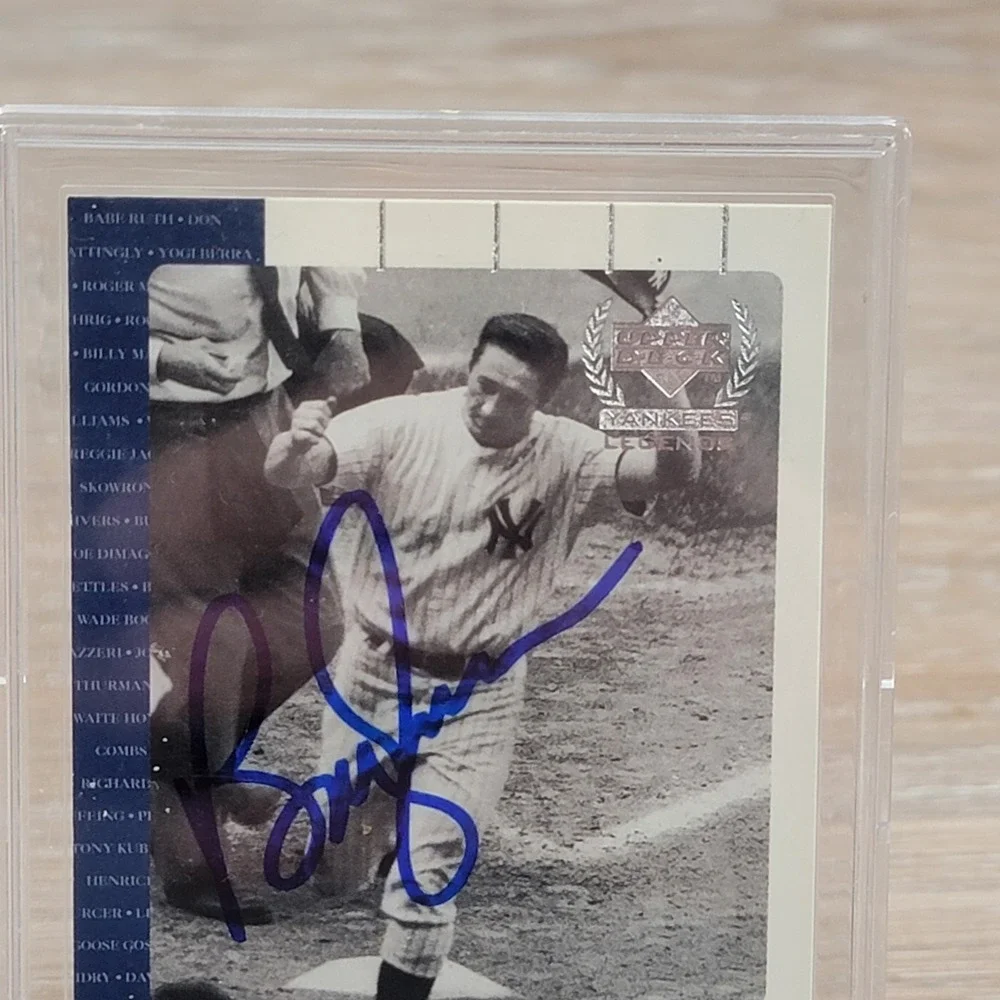 2000 Upper Deck Yankees Legends Bobby Murcer Signed Auto Card 29 New York